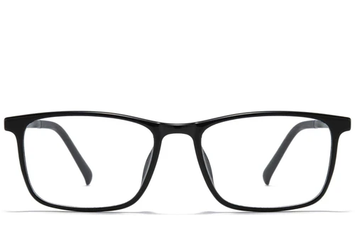 Occhiali rettangolari neri in TR90 #BS1025-0355