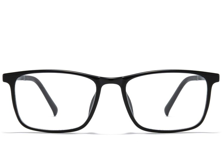 Occhiali rettangolari neri in TR90 #BS1025-0355
