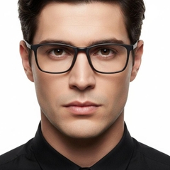 Rectangular Black TR90 Glasses #BS1025-0356