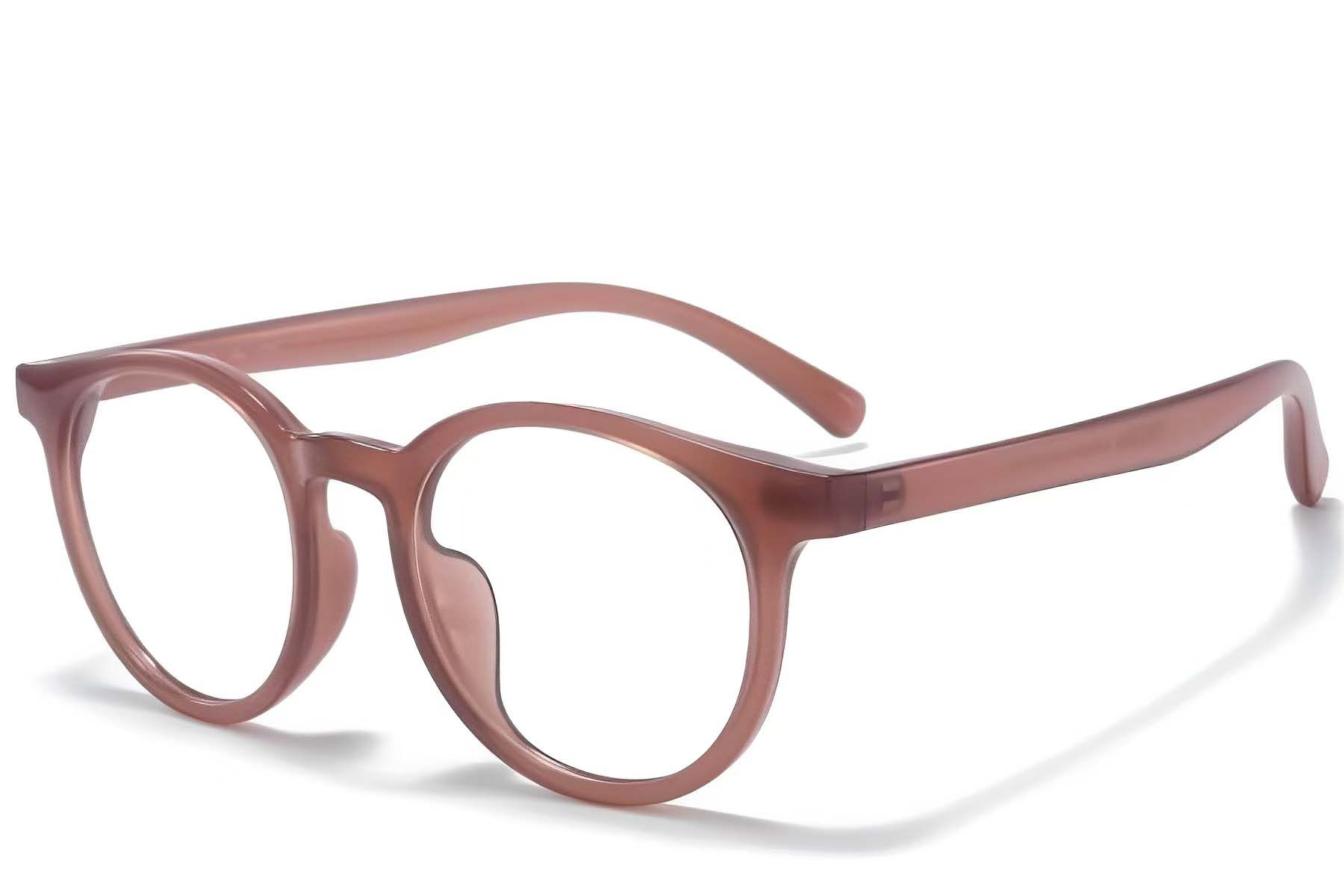 Round Pink TR90 Glasses #BS1025-0359