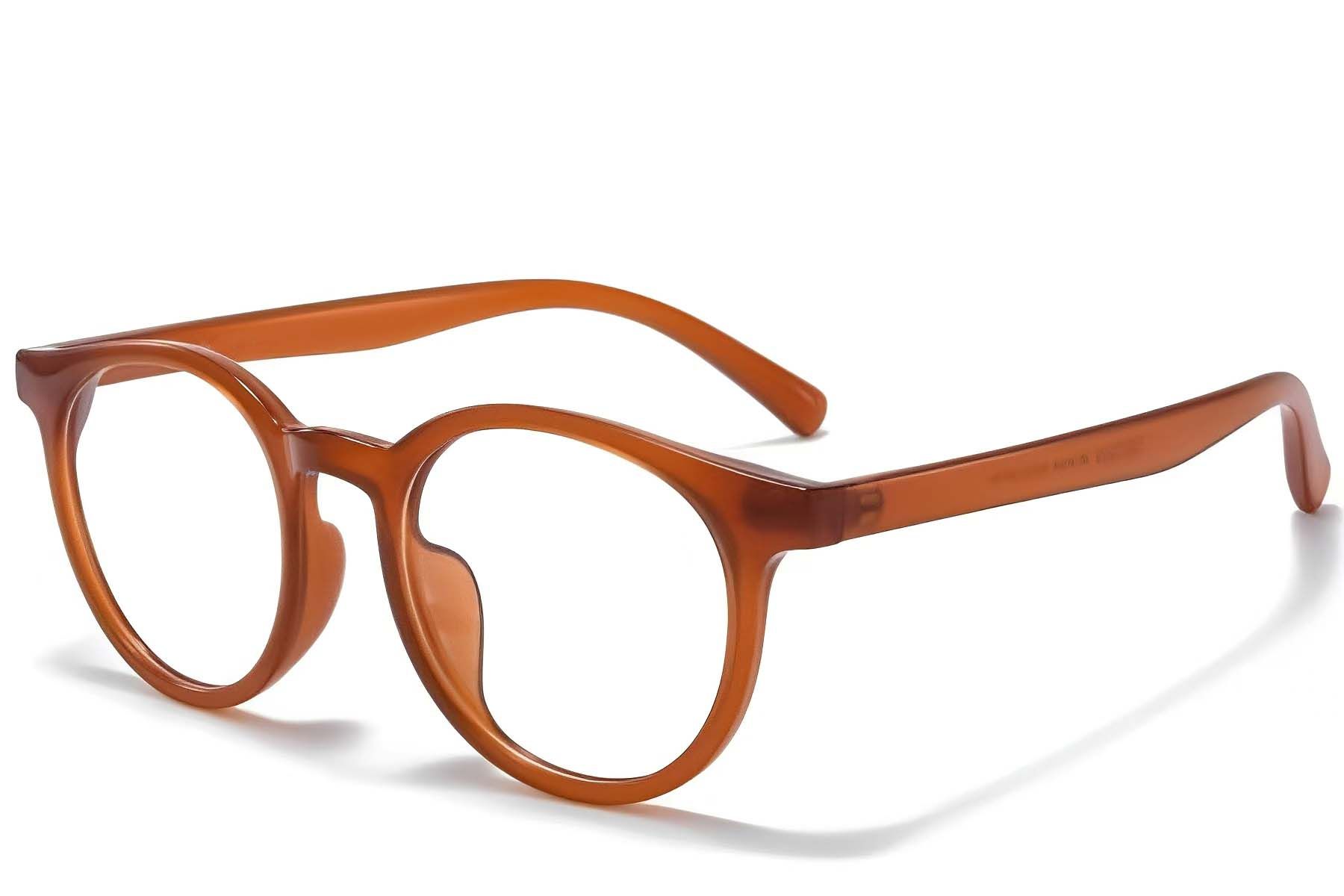 Runde rote TR90-Brille #BS1025-0360