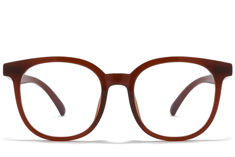 Lunettes ovales rouges TR90 #BS1025-0367