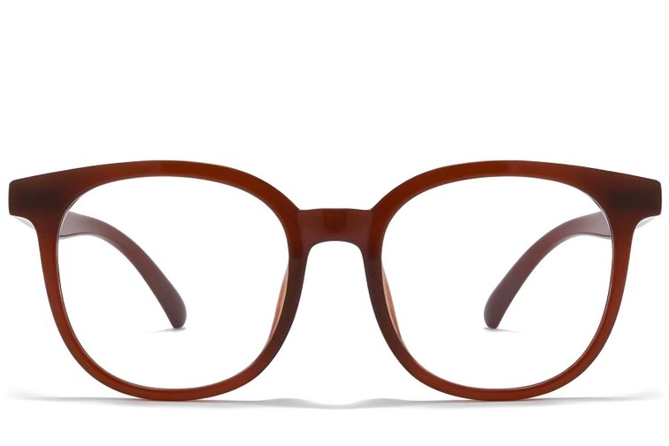 Gafas ovaladas rojas TR90 #BS1025-0367