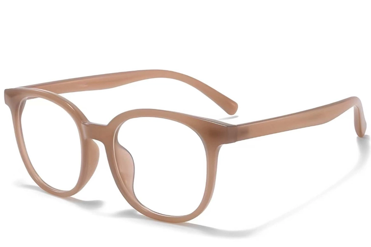 Oval Brown TR90 Glasses #BS1025-0370