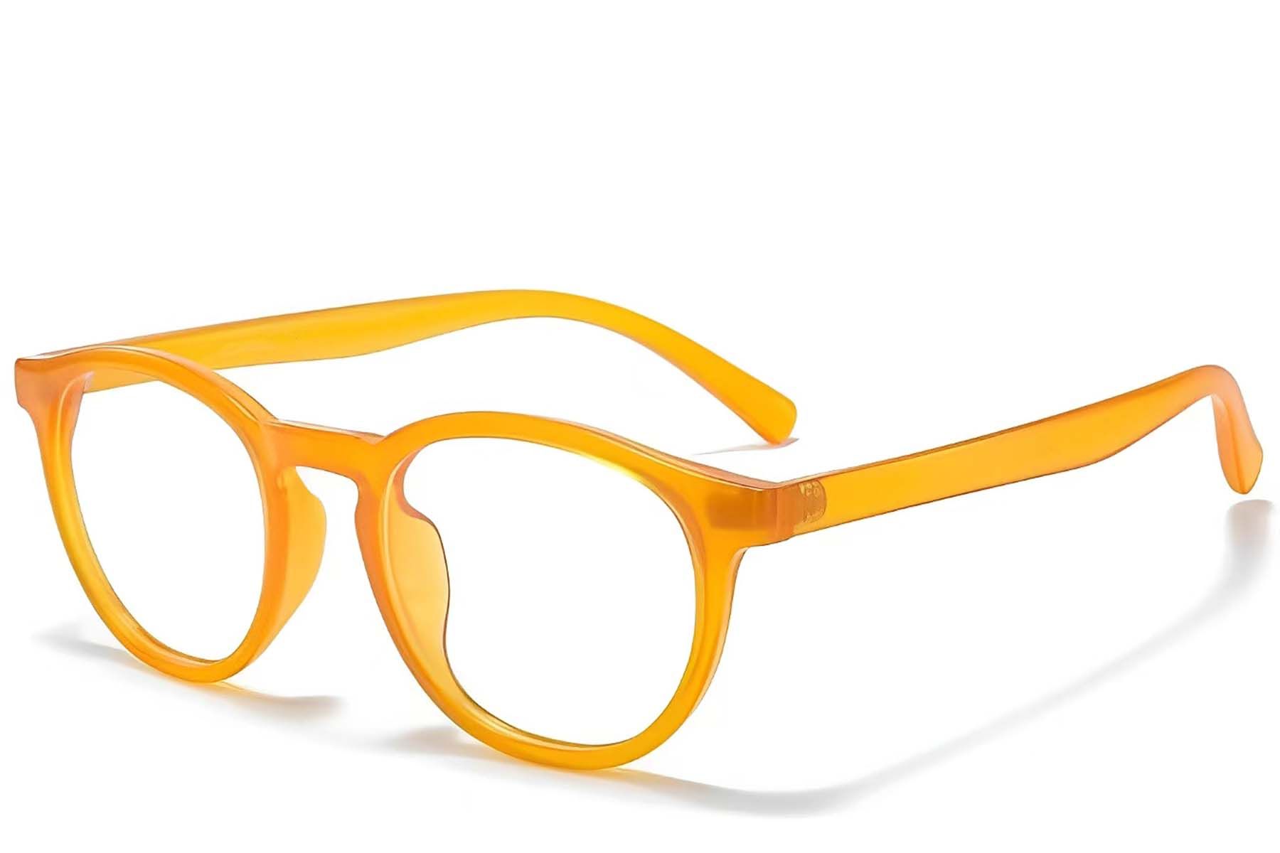 Gafas ovaladas TR90 naranjas #BS1025-0382