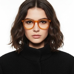 Gafas ovaladas TR90 naranjas #BS1025-0382
