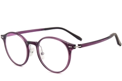 Oval Purple Ultem Glasses #BS1025-0393