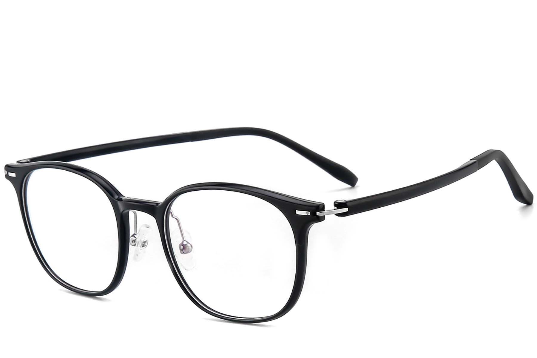 Oval Black Ultem Glasses #BS1025-0395