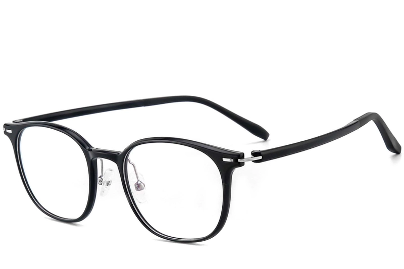 Oval Black Ultem Glasses #BS1025-0395