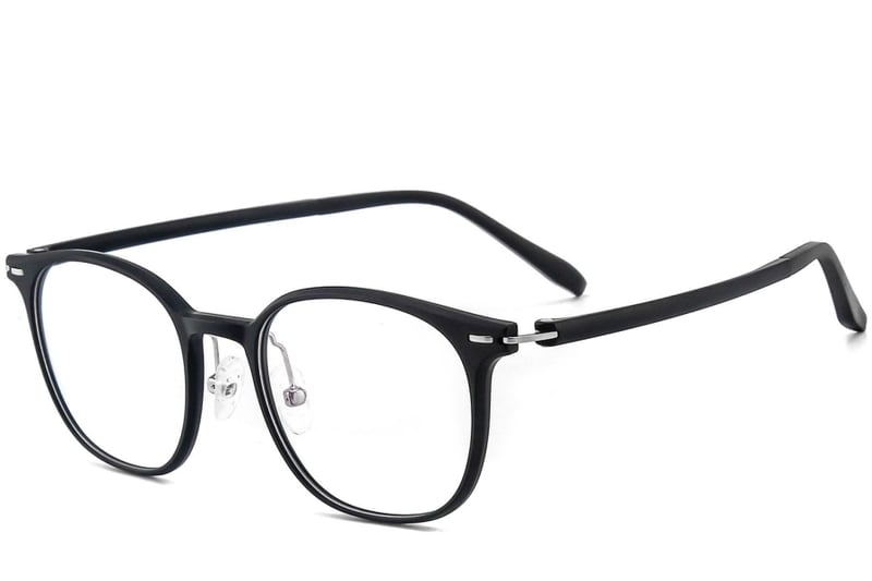 Oval Black Ultem Glasses #BS1025-0396