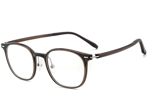 Oval Brown Ultem Glasses #BS1025-0399