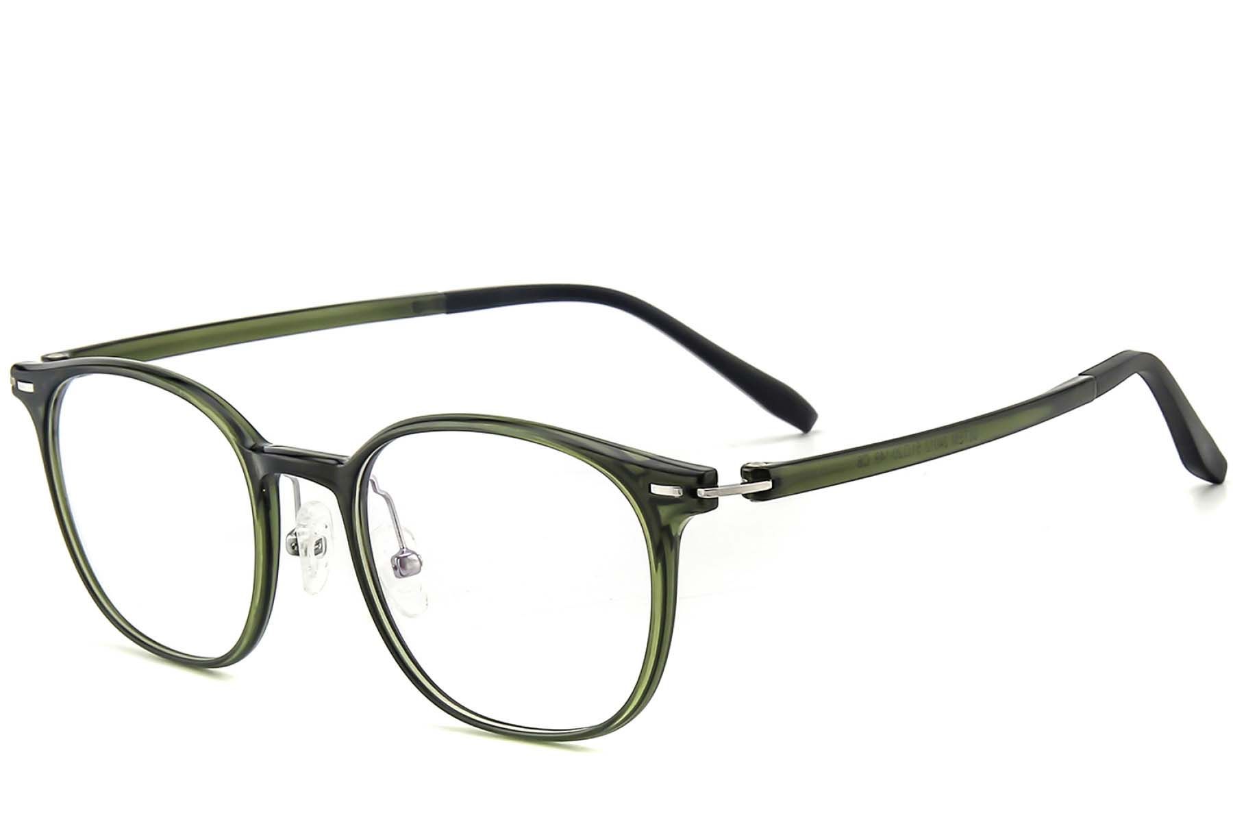 Gafas Ultem ovaladas verdes #BS1025-0400