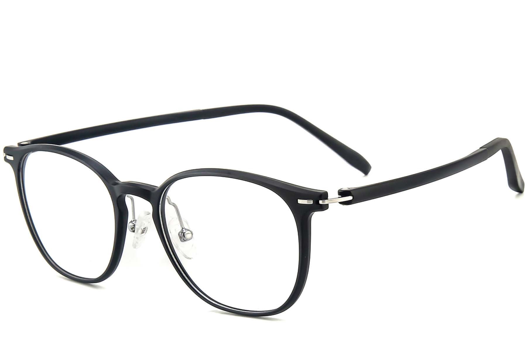 Gafas Ultem ovaladas negras #BS1025-0406