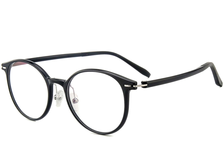 Oval Black Ultem Glasses #BS1025-0409