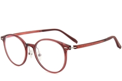 Oval Red Ultem Glasses #BS1025-0412