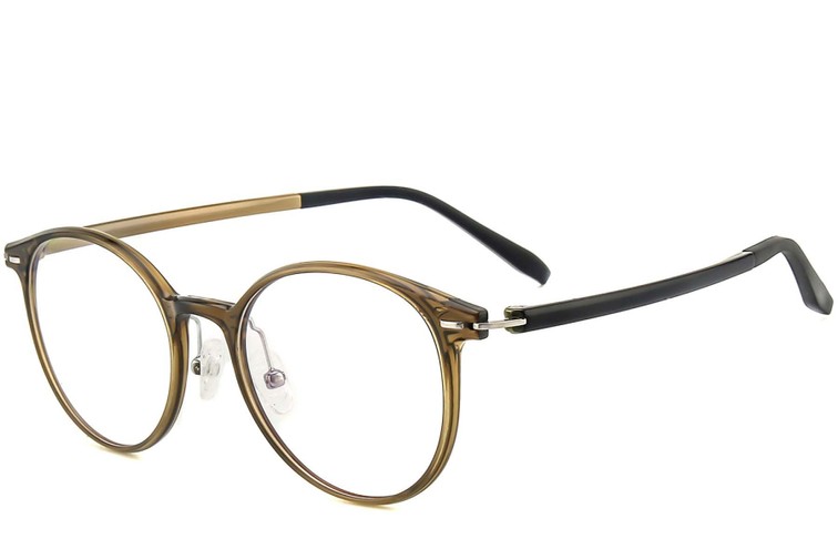 Occhiali ovali in Ultem verde #BS1025-0413
