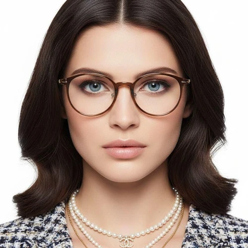 Oval Green Ultem Glasses #BS1025-0413