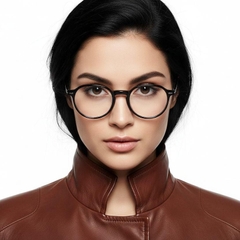 Gafas Ultem ovaladas negras #BS1025-0414