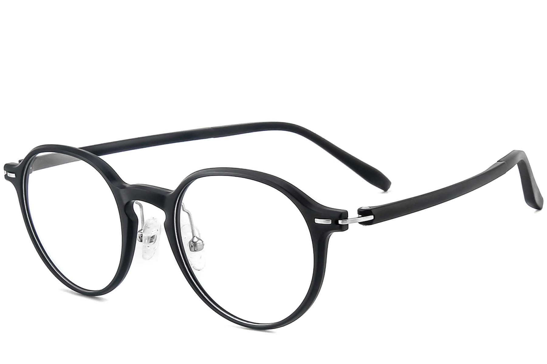 Oval Black Ultem Glasses #BS1025-0415
