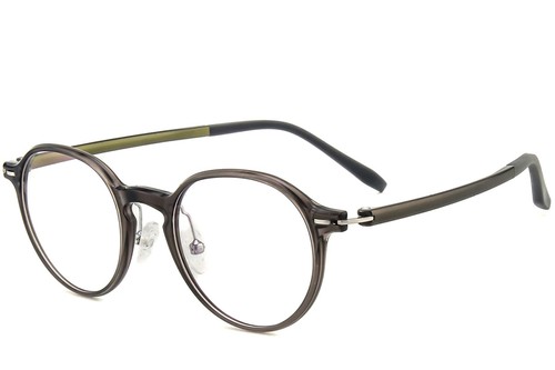 Oval Green Ultem Glasses #BS1025-0416