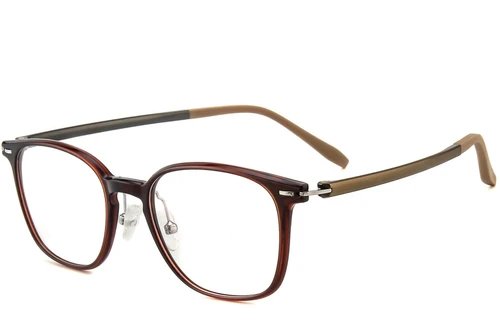 Rectangular Red Ultem Glasses #BS1025-0423