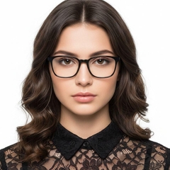 Gafas Ultem rectangulares negras #BS1025-0424