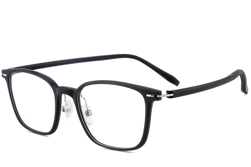 Rectangular Black Ultem Glasses #BS1025-0425