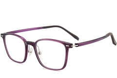 Rectangular Purple Ultem Glasses #BS1025-0426