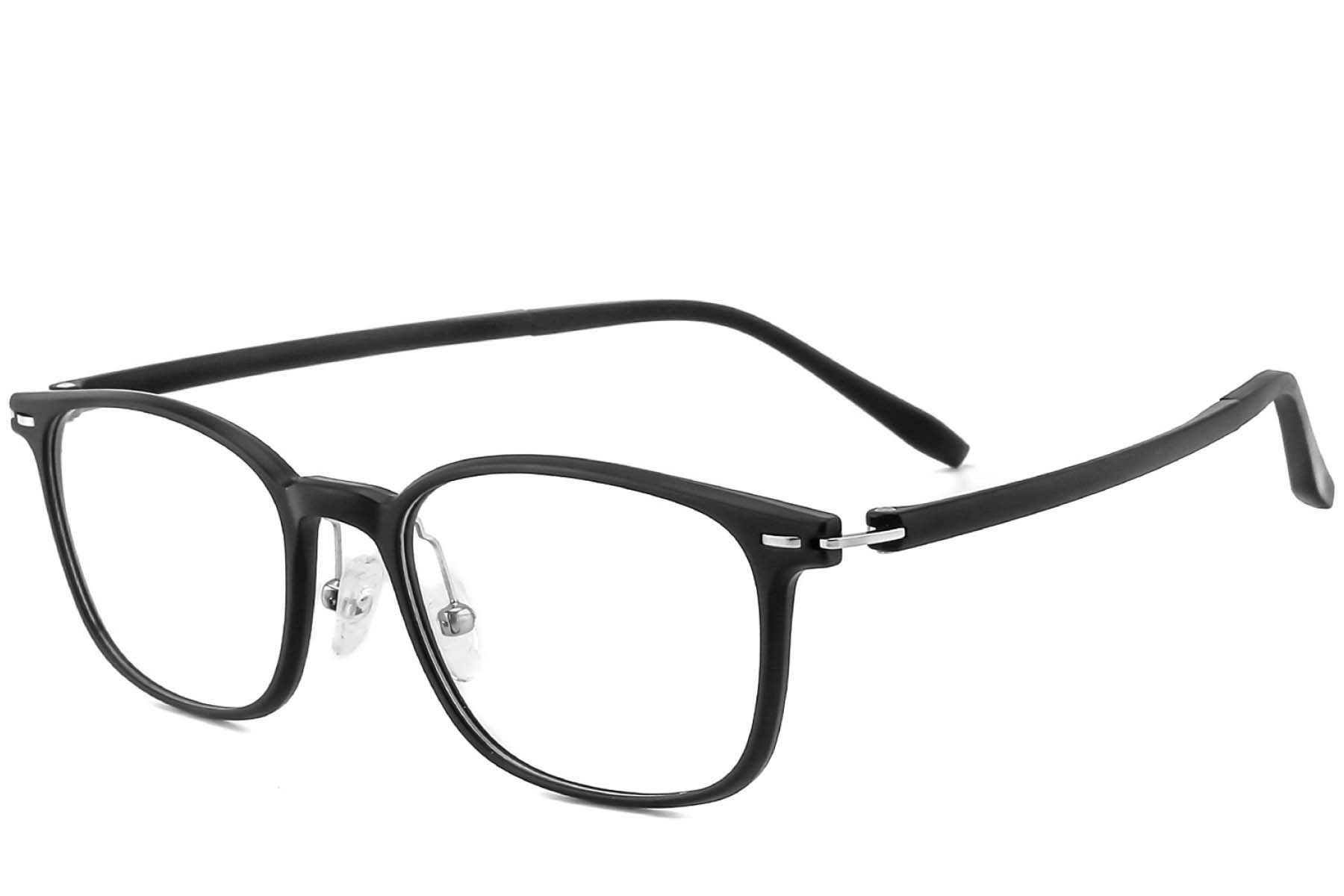 Gafas Ultem rectangulares negras #BS1025-0430
