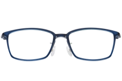Rectangular Blue Ultem Glasses #BS1025-0438