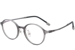 Round Grey Ultem Glasses #BS1025-0441