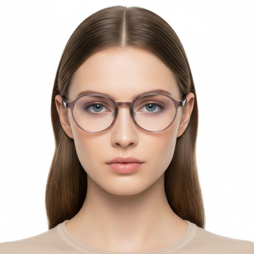 Lunettes rondes violettes Ultem #BS1025-0444