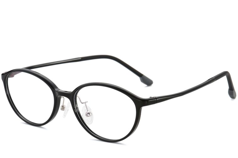 Gafas Ultem ovaladas negras #BS1025-0446