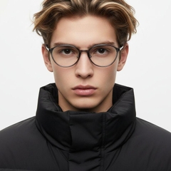 Oval Grey Ultem Glasses #BS1025-0447