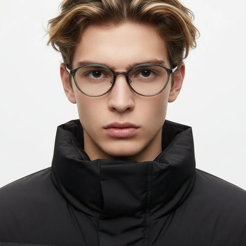 Oval Grey Ultem Glasses #BS1025-0447