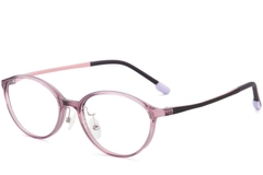 Oval Purple Ultem Glasses #BS1025-0450
