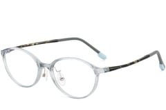 Oval Blue Ultem Glasses #BS1025-0451