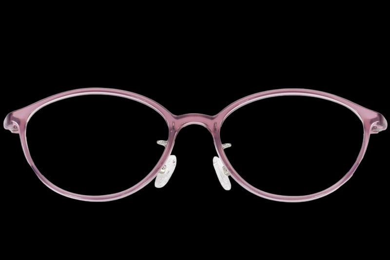 Oval Purple Ultem Glasses #BS1025-0450