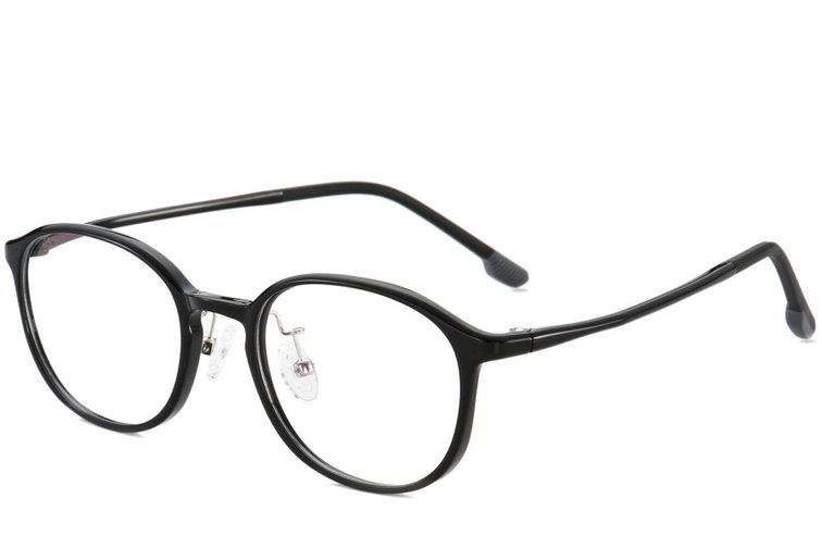 Gafas Ultem ovaladas negras #BS1025-0452