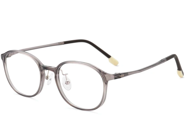 Occhiali ovali in Ultem grigio #BS1025-0453