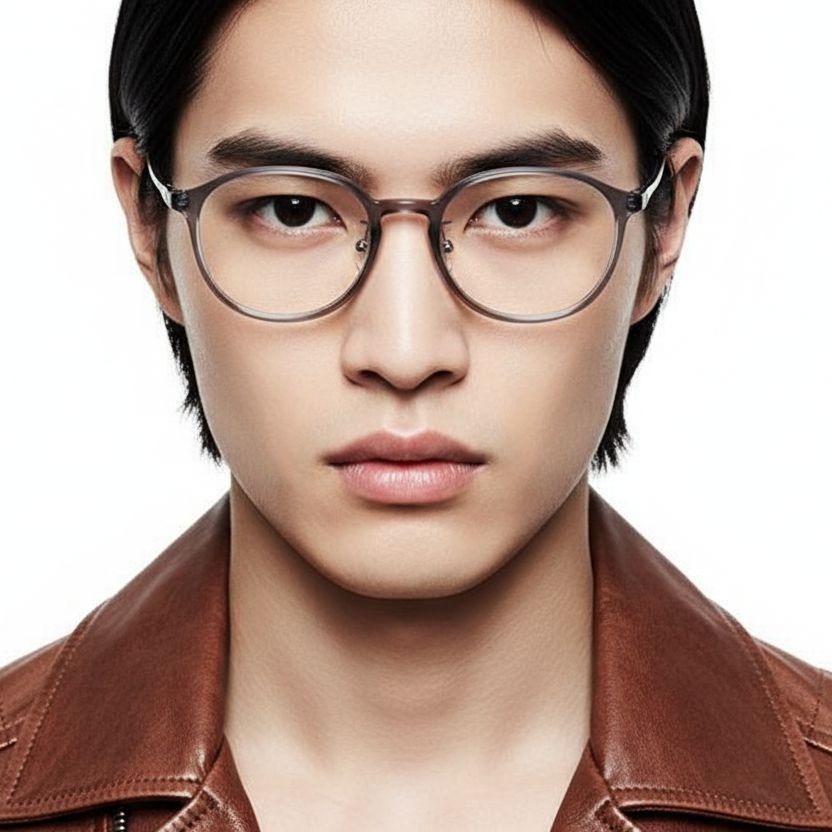 Oval Grey Ultem Glasses #BS1025-0453