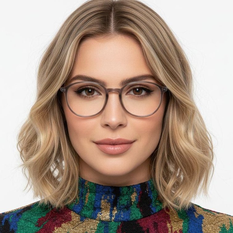 Gafas Ultem ovaladas grises #BS1025-0453