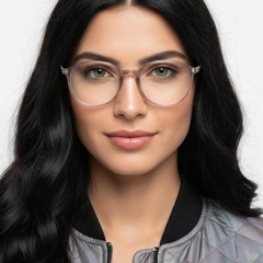 Oval Pink Ultem Glasses #BS1025-0455