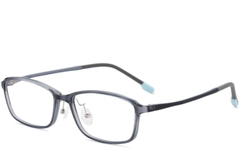 Rectangular Blue Ultem Glasses #BS1025-0459