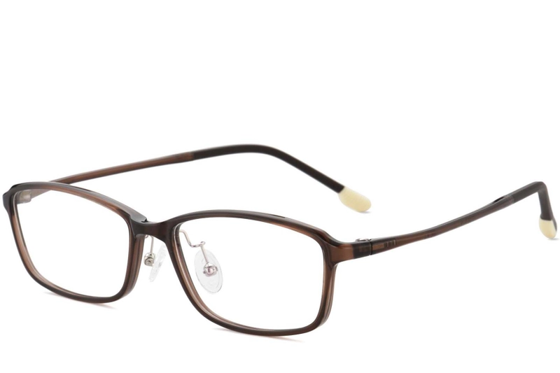 Rectangular Brown Ultem Glasses #BS1025-0460