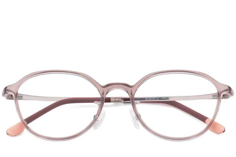 Oval Pink Ultem Glasses #BS1025-0465