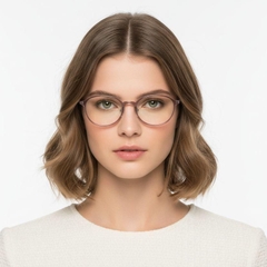 Ovale rosa Ultem-Brille #BS1025-0465