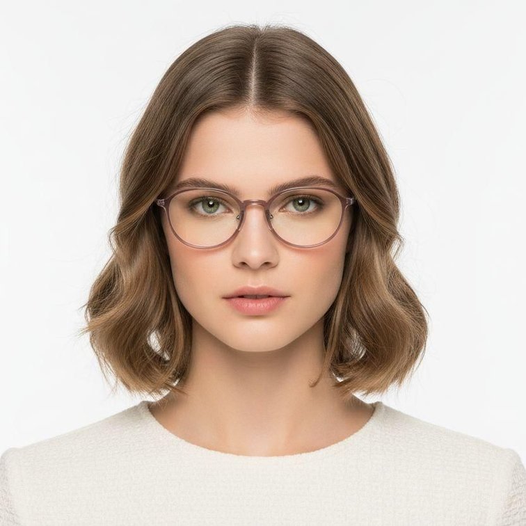 Gafas Ultem ovaladas rosas #BS1025-0465
