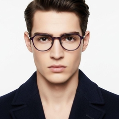 Gafas Ultem ovaladas moradas #BS1025-0466