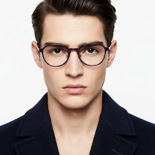 Gafas Ultem ovaladas moradas #BS1025-0466